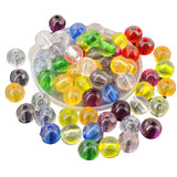 Acrylic Beads 8 MM (95-100 Beads, 25 Grams Wt) Hole:1.5 MM Round Mixed Colors For Jewellery Making DIY Arts Crafts