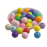Plastic Beads 9.5 MM Hole:2.5 MM Round For Jewellery Making DIY Arts Crafts