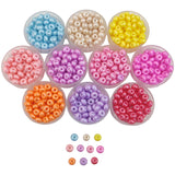 Glass Seed Beads 4x2.5 MM Hole 1 MM Luster Painted Round Donut Shape Opaque For Jewellery Making DIY Crafts Hobby Arts