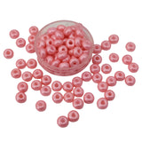 Glass Seed Beads 4x2.5 MM Hole 1 MM Luster Painted Round Donut Shape Opaque For Jewellery Making DIY Crafts Hobby Arts