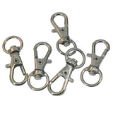 Alloy Lobster Clasps 360 Degree Swivel (10 Pieces) 31x12x1.5 MM Hook Silver Color For Key Chain Accesories Bag Making