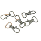 Alloy Lobster Clasps 360 Degree Swivel (10 Pieces) 38x17x1.5 MM Dog Hook Silver Color For Key Chain Accesories Bag Making