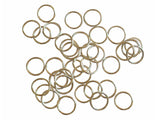 Iron Jump Rings 8x0.9 MM (25 Grams, 200 Pieces) Silver Color For Jewellery Making Crafts