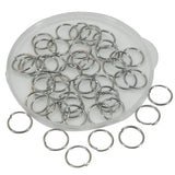 Tarnish Resistant 304-Stainless Steel Jump Rings 8x0.7 MM (65+ Pieces, 5 Grams) Silver Color For Jewellery Making