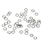 Tarnish Resistant 304-Stainless Steel Jump Rings 3x0.5 MM (425+ Pieces, 5 Grams) Silver Color For Jewellery Making