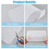 Embroidery Canvas Mesh Plastic Bag Making Kit (20x21 Inch Sheet, 2 D Rings, 1 Chain, 8 Markers, 4 Needles) Hole 2.5mm