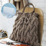 Embroidery Canvas Mesh Plastic Bag Making Kit (20x21 Inch Sheet, 2 D Rings, 1 Chain, 8 Markers, 4 Needles) Hole 2.5mm