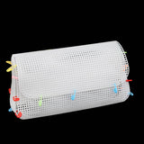 Embroidery Canvas Mesh Plastic Sheets 13x13.5 Inch (1 Piece) Hole 2.25 mm Rectangle White For Cross Stitching DIY Knitting Crochet Crafts