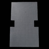 Embroidery Canvas Mesh Plastic Sheets 11.5x17 Inch (1 Piece) Hole 4x4mm For Bag Purse Bottom Side Padding Rectangle White For DIY Knitting Crafts