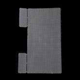 Embroidery Canvas Mesh Plastic Sheets 9x14 Inch (1 Piece) Hole 4x4mm For Bag Purse Bottom Side Padding Rectangle White For Cross Stitching Crochet