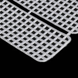 Embroidery Canvas Mesh Plastic Sheets 9x14 Inch (1 Piece) Hole 4x4mm For Bag Purse Bottom Side Padding Rectangle White For Cross Stitching Crochet