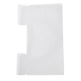 Embroidery Canvas Mesh Plastic Sheets 9x14 Inch (1 Piece) Hole 4x4mm For Bag Purse Bottom Side Padding Rectangle White For Cross Stitching Crochet