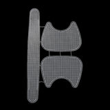 Embroidery Canvas Mesh Plastic Sheets 11.5x20.5 Inch (1 Piece) Hole 4mm Rectangle White For Cross Stitching DIY Knitting Crochet Crafts