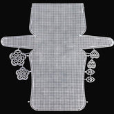 Embroidery Canvas Mesh Plastic Sheets 13x13 Inch (1 Piece) Hole 4x4mm Rectangle White For Cross Stitching DIY Knitting Crochet Crafts