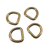 D Rings 24x23x3 MM Gold Color Metal Alloy For Bag Buckle Accessories Making Spare Replacements (#OT2)