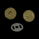 Magnetic Bag Snap Buttons (4 Pieces) 22x18 MM Locks Closures Gold Color Metal Alloy Buckle For Accessories Making Spare Replacements
