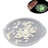 Glow In the Dark Sequins (2 Grams, 1200+ Pieces) 3.5x2x0.2 MM Rhombus Decorative Radium Fluorescent Pailletes For DIY Crafts Garments Nails