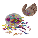 Plastic Sequins (1300+ Pieces) 11x5 MM 0.4 MM Thick No Hole Mixed Colors Dolphin Paillettes For Sewing Garment DIY Crafts Embellishments