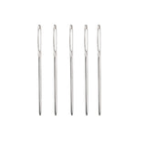 Iron Big Eye Blunt Sewing Needles (5 PCs) 2.35 Inch Thickness:2MM For Yarn Knitting Crochet Crafts