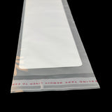 Paper Display Cards With Adhesive BOPP Covers (Set of 10) 21x5.5 CM Self Seal For Necklace Chain Jewellery Packaging