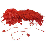 Polyester Hang Tags Thread With Plastic Lock 18 CM Fastener String Loop for Garments Price Multipurpose