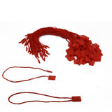 Polyester Hang Tags Thread With Plastic Lock 18 CM Fastener String Loop for Garments Price Multipurpose
