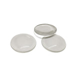 Glass Cabochons Embellishments 50x12 MM (4 Pieces) Round Dome Patch Transparent Color For Jewellery Making DIY Painting Crafts Decoration