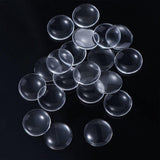Glass Cabochons Embellishments 14x4 MM (20 Pieces) Round Dome Patch Transparent Color For Jewellery Making DIY Painting Crafts Decoration