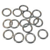 Chromium Plated Metal Rings 26x3.5 MM (20 Pieces) Silver Color For DIY Crafts Projects Macrame Dream Catchers Blinds Decorations