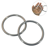Stainless Steel Heavy Duty Rings Silver Color For DIY Crafts Projects Macrame Blinds Decorations