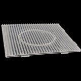 Plastic Pegboards For Aumni Crafts DIY Bead Fusion Kit And All Other Brands 5x5mm Fuse Beads 13.5x13.5x2xcm Square Transparent Color (Sold as 1 piece)