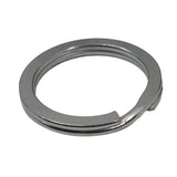 Keychain Making Mild Steel Ring Base 1 Inch / 25 MM Round Silver Color (Pack of 10 pieces)