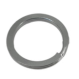 Keychain Making Mild Steel Ring Base 1 Inch / 25 MM Round Silver Color (Pack of 10 pieces)
