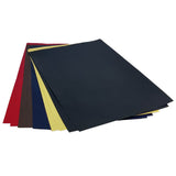 Royal Linen Case Binding Papers (10 Sheets, 5 Mixed Colors, 120 GSM, A4 Size) For Art & Crafts Invitation Boxes Luxury Packaging Gift Wrap