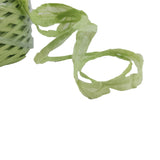 Raffia Paper Ribbon Twine (1 Roll x 200 Meters) Light Green Cords Thread String For DIY Crafts Packing Gift Wrapping Decoration Packaging