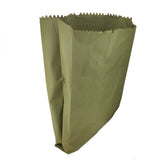70-GSM Gusseted V-Bottom Paper Bags Packing Covers Garments Clothes Multipurpose Packaging Stationary Medicines Brown