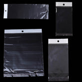 BOPP Adhesive Covers Self Seal Hanging Packing Pouches Transparent For Jewellery Stationary Accessories