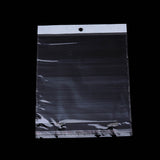 BOPP Adhesive Covers Self Seal Hanging Packing Pouches Transparent For Jewellery Stationary Accessories