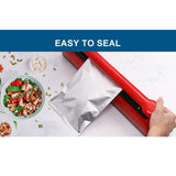 Aluminium Foil Covers Heat Sealing Pouches Food Packing Bags Silver For Gravy Powder Nuts Multipurpose