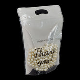 Thank You Printed Ziplock Mylar Stand Up Pouches (10 PCs) Gift Bags 8x10 Inch With 6x8 Inch Inside