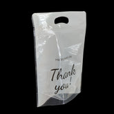 Thank You Printed Mylar Standup Pouches (10 PCs) 9x6x1.35 Inch With Inside 6x5.5 Inch Resealable Zip Locks For Cookie Chocolates Gifts