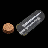 Glass Dome Cloche Cover Containers 7x2.7 CM (5 Pieces) Bottles Bell Jars With Cork Lid For Gifts Decoration Plants Crafts