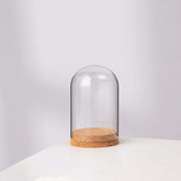 Glass Dome Cloche Cover Containers 9x12 CM (1 Piece) Bottles Bell Jars With Cork Lid For Gifts Decoration Plants Crafts