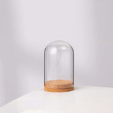 Glass Dome Cloche Cover Containers 9x12 CM (1 Piece) Bottles Bell Jars With Cork Lid For Gifts Decoration Plants Crafts