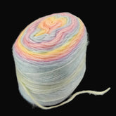 Soft Woollen Chenile Blended Air Yarns 2 MM (1 Bunch x 100 Grams, 240+ Meters) Multicolor For Knitting Crochet Baby Sweater Scarf Fabric Thread Multipurpose