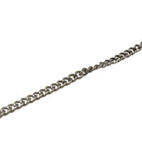 Mild Steel Chains (1 Meter) 3.5x3 MM Link Size For Jewellery Making Twist Silver Color