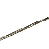 Mild Steel Chains (1 Meter) 3.5x3 MM Link Size For Jewellery Making Twist Silver Color
