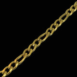 Jewellery Making Necklace Chains Tarnish Resistant Stainless Steel 4x3x0.8xmm Long Link:6x3x0.8mm Long Link Gold Color (Sold as 1 metre)