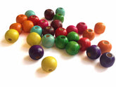 Wooden Beads 14x13 MM Round For Jewellery Making Arts Crafts