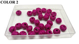 Cotton Thread Beads Balls 13x10 MM For Jewellery Making